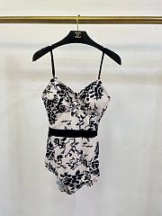 Colestore Chanel Floral One-Piece Swimsuit/Bikini - 2