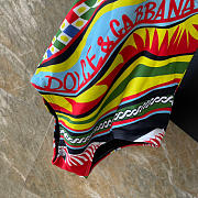 Colestore Dolce & Gabbana Carretto-Print Swimsuit - 3