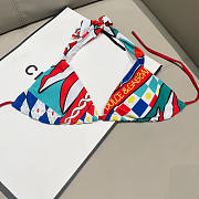 Colestore Dolce & Gabbana Carretto-Print Triangle Bikini in Multicolor - 6