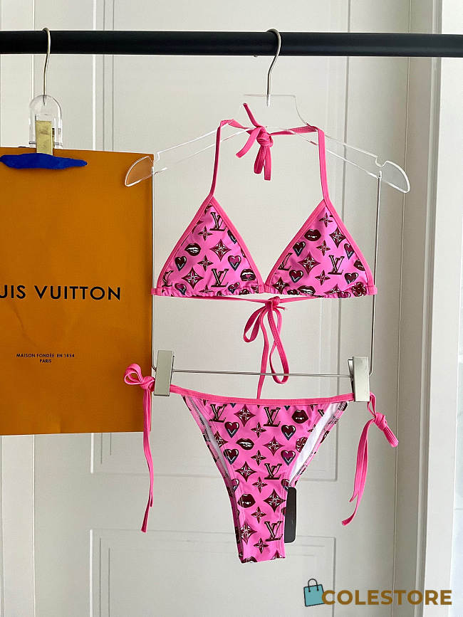 Colestore Louis Vuitton Pink Bikini  - 1