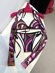 Colestore Pucci Iride-Print Bikini Purple - 6