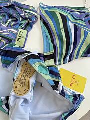 Colestore Pucci Costume Intero Incrociato in Stampa Iride Swimsuit/Bikini - 5