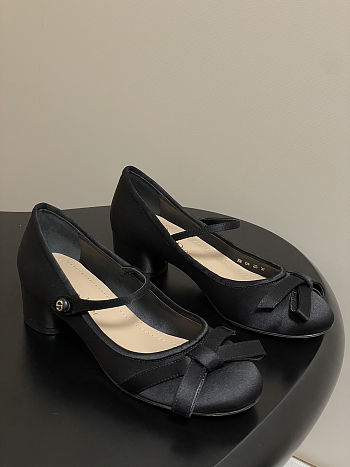 Colestore Dior Lovely-D Pump Black Satin
