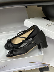Colestore Dior Lovely-D Pump Black Satin - 6