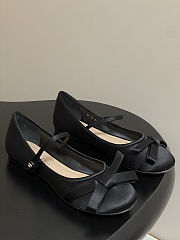 Colestore Dior Lovely-D Pump Black Satin Flap - 1
