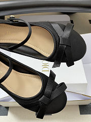 Colestore Dior Lovely-D Pump Black Satin Flap - 2