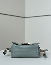 Colestore Fendi Mamma Baguette Medium Leather Green 16x13x10cm - 5