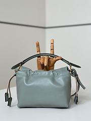 Colestore Fendi Mamma Baguette Medium Leather Green 16x13x10cm - 4