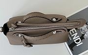 Colestore Fendi Bag By The Way Selleria Dove-Coloured in Dove Grey 29x13x17cm - 6