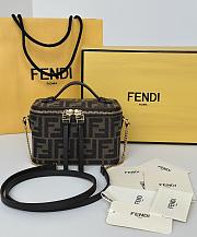 Colestore Fendi Vanity Mini Bag in Brown 16x8x11cm - 1