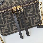 Colestore Fendi Vanity Mini Bag in Brown 16x8x11cm - 3