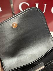 Colestore Gucci GG Matelassé Mini Bag in Black Leather 20.5x13x7cm - 2