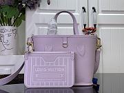 Colestore Louis Vuitton Neverfull Bandoulière Inside Out BB Monogram/Misty Lilac 26.5 x 16.5 x 11cm - 1
