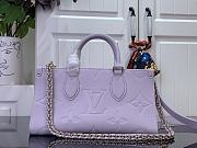 Colestore Louis Vuitton OnTheGo East West Monogram Empreinte Misty Lilac 13 x 10 x 25cm - 1