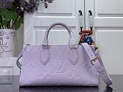 Colestore Louis Vuitton OnTheGo East West Monogram Empreinte Misty Lilac 13 x 10 x 25cm - 4