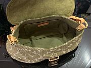 Colestore Louis Vuitton Monogram Denim Mini Pleaty Green 26x15x9cm - 5