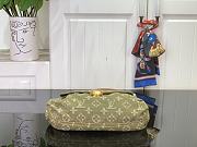 Colestore Louis Vuitton Monogram Denim Mini Pleaty Green 26x15x9cm - 4