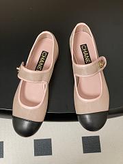Colestore Chanel Mary Janes Fabric & Grosgrain Pink & Black  - 5