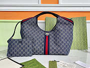 Colestore Gucci Giglio Large Tote Bag in Denim 60×47×16cm - 1