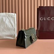 Colestore Gucci Dionysus Shoulder Bag Forest Green Leather 28x16x10.5cm - 4