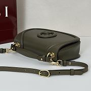 Colestore Gucci Blondie Medium Top Handle Bag Forest Green Leather 27x17x7cm - 4