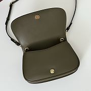 Colestore Gucci Blondie Medium Top Handle Bag Forest Green Leather 27x17x7cm - 3