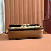 Colestore Gucci Go Small Shoulder Bag Brown GG 21.5x14x9cm - 6