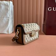 Colestore Gucci Go Small Shoulder Bag Brown GG 21.5x14x9cm - 5