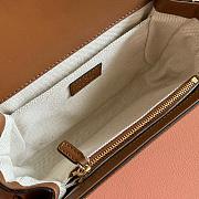 Colestore Gucci Go Small Shoulder Bag Brown GG 21.5x14x9cm - 3