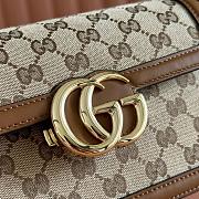Colestore Gucci Go Small Shoulder Bag Brown GG 21.5x14x9cm - 2