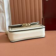 Colestore Gucci Go Small Shoulder Bag White Natural GG 21.5x14x9cm - 6
