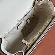 Colestore Gucci Go Small Shoulder Bag White Natural GG 21.5x14x9cm - 3