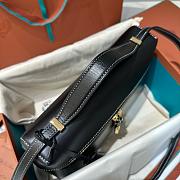 Colestore Loro Piana Extra Bag L27 Smooth Calfskin Black 27x10x16cm - 5