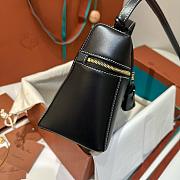 Colestore Loro Piana Extra Bag L27 Smooth Calfskin Black 27x10x16cm - 3
