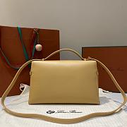 Colestore Loro Piana Extra Bag L27 Smooth Calfskin Light Mastic/Sun Gold 27x10x16cm - 4