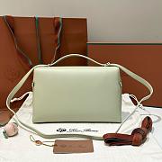 Colestore Loro Piana Extra Bag L27 Smooth Calfskin Light Wasabi 27x10x16cm - 2