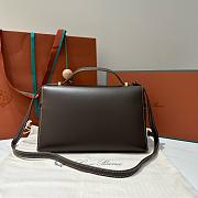 Colestore Loro Piana Extra Bag L27 Smooth Calfskin Dark Chocolate 27x10x16cm - 6