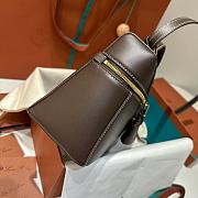 Colestore Loro Piana Extra Bag L27 Smooth Calfskin Dark Chocolate 27x10x16cm - 5