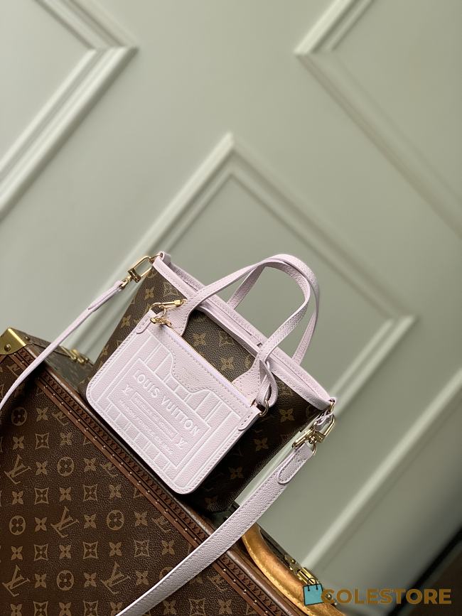 Colestore Louis Vuitton Neverfull Bandoulière Inside Out BB Misty Lilac 26.5 x 16.5 x 11cm - 1