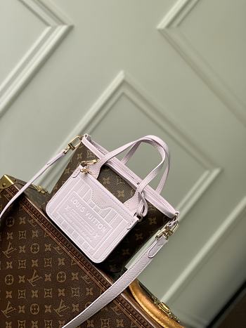 Colestore Louis Vuitton Neverfull Bandoulière Inside Out BB Misty Lilac 26.5 x 16.5 x 11cm
