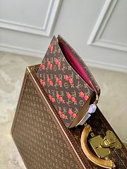 Colestore Louis Vuitton LV x TM Toiletry Pouch Monogram Cherry Coated Canvas  25.0 x 20.0 x 5.5 cm - 6