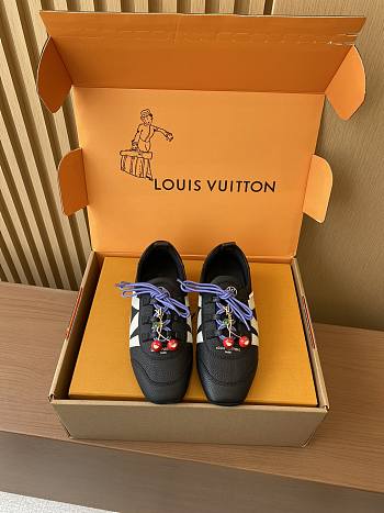 Colestore Louis Vuitton Sneakerina Cherry Charm Trainers Black