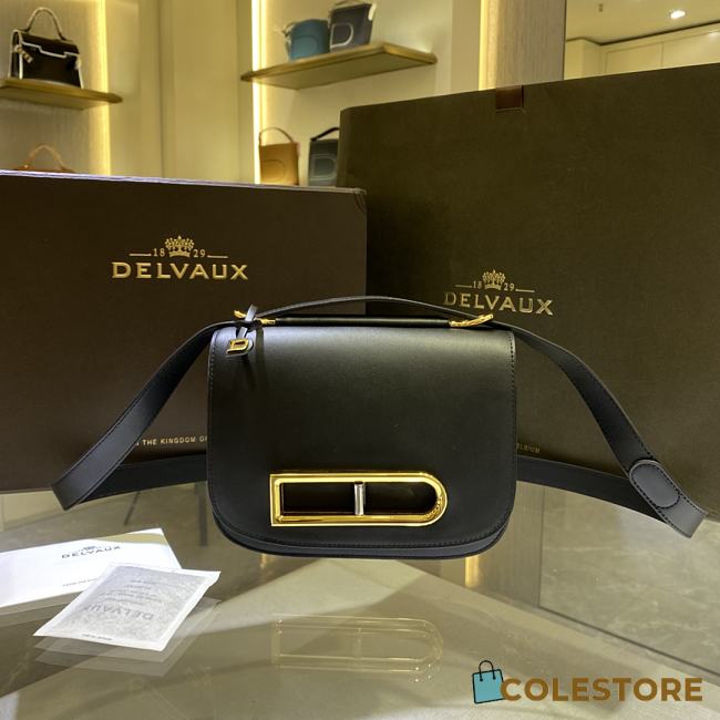 Colestore Delvaux Lingot Black 20.5x7.5x15cm - 1
