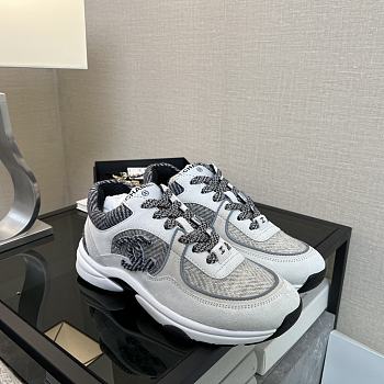 Colestore Chanel Tweed Sneakers White
