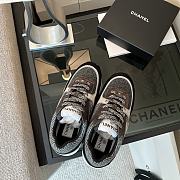 Colestore Chanel Tweed Sneakers Black - 3