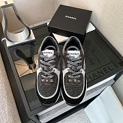 Colestore Chanel Tweed Sneakers Black - 2