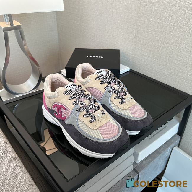 Colestore Chanel Tweed Sneakers Multicolor - 1