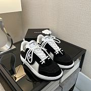 Colestore Chanel 25P Tweed & Calfskin Sneakers Black - 1