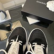 Colestore Chanel 25P Tweed & Calfskin Sneakers Black - 5