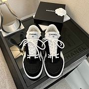 Colestore Chanel 25P Tweed & Calfskin Sneakers Black - 2